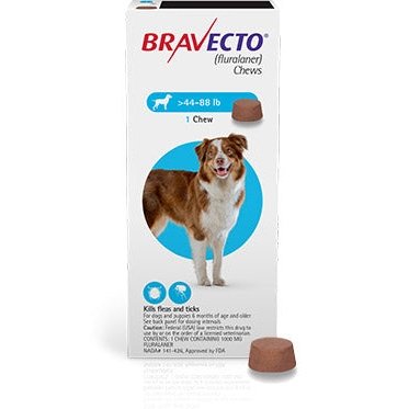 Bravecto 一錠除 (消滅牛蜱、跳蚤及毛囊蟲)