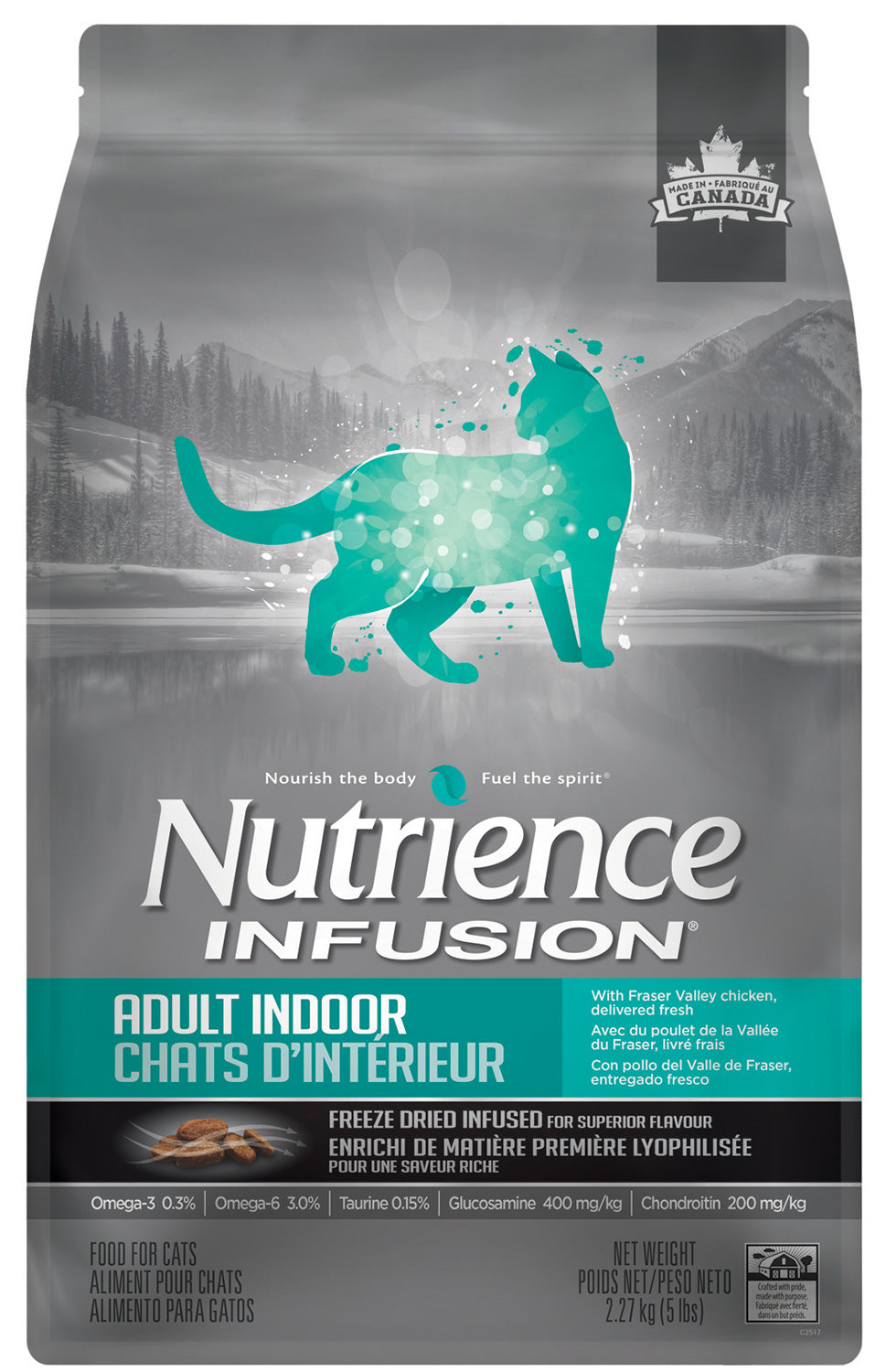 Nutrience_Infusion_凍乾外層_鮮雞肉配方_室內成貓