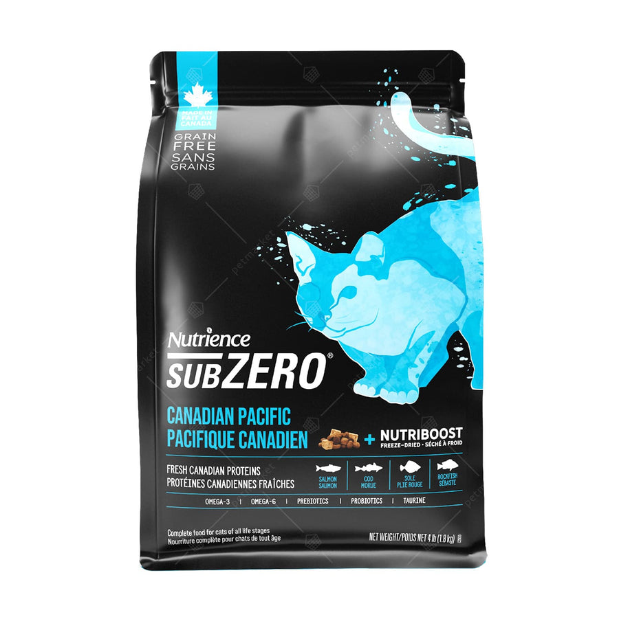 Nutrience_Sub_Zero_Canadian_Pacific_七種魚_凍乾脱水鮮三文魚_鯡魚脫水肉粒配方_全貓