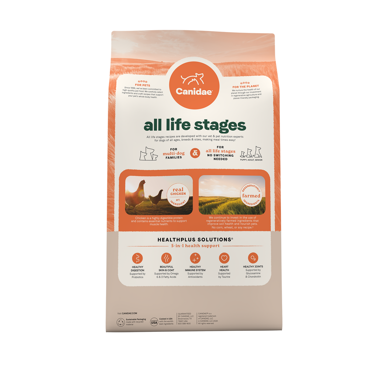 Canidae 美國咖比狗乾糧 - All Life Stages - 原味配方 / Dry Dog Food, Multi-Protein