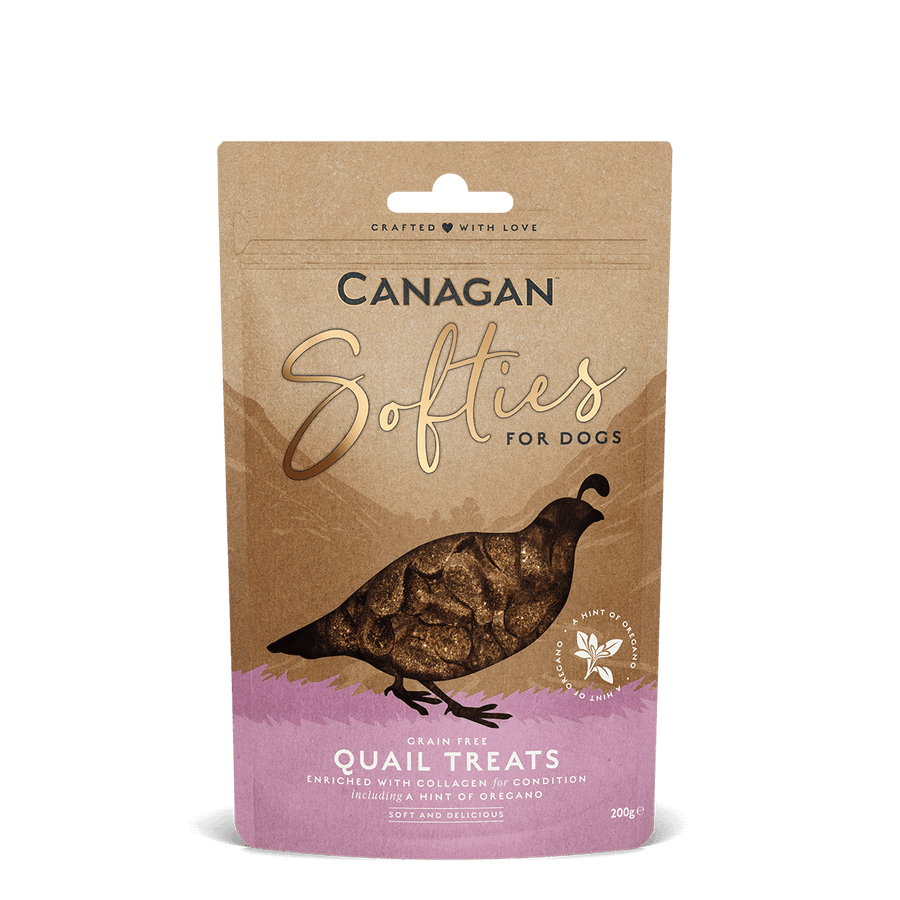 Canagan (原之選) 膠原蛋白鵪鶉肉粒狗小食 200g