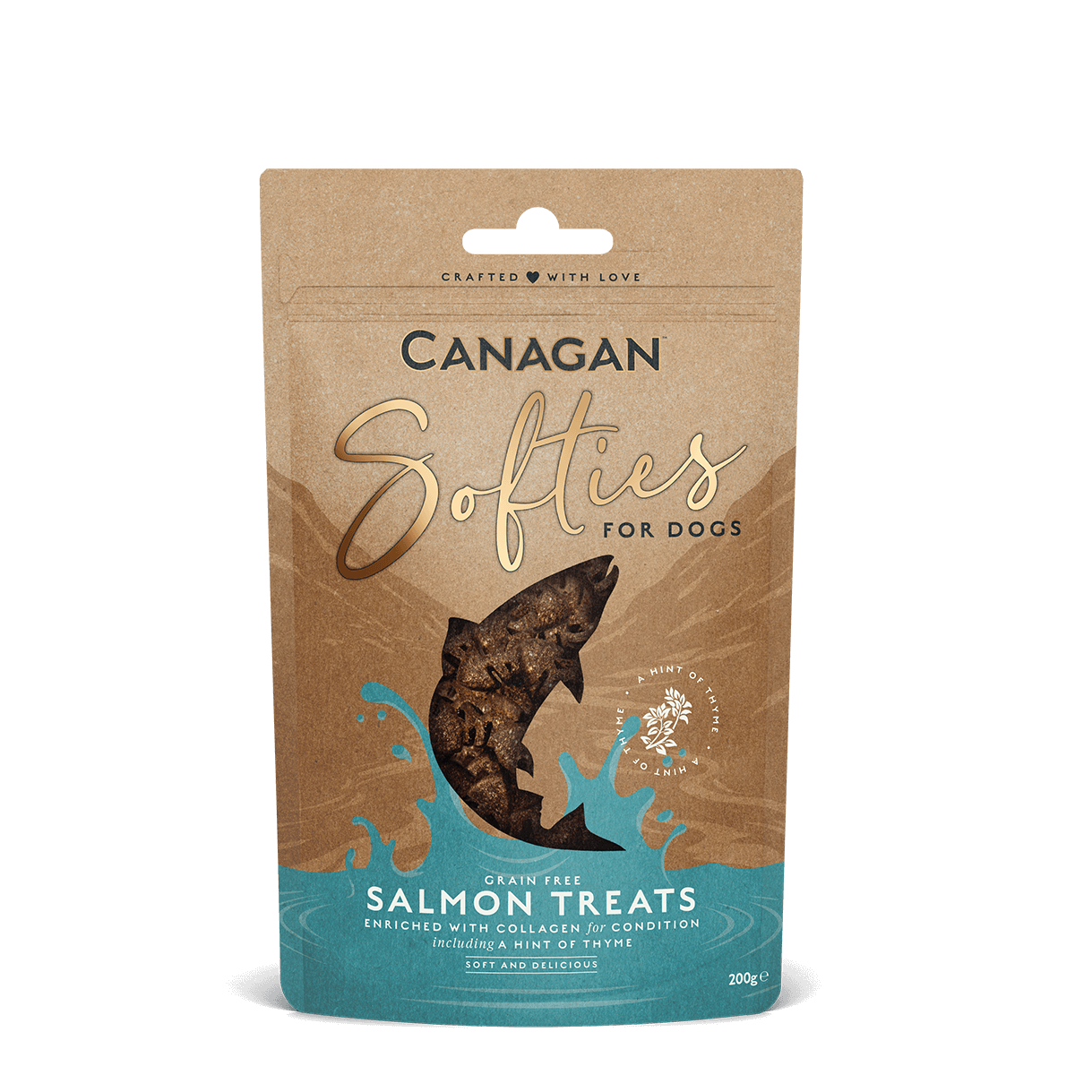 Canagan 原之選 膠原蛋白三文魚粒狗小食 200g