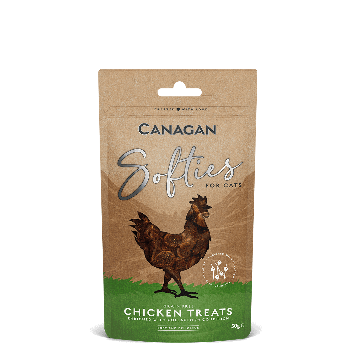 Canagan (原之選) 膠原蛋白雞肉粒貓小食 50g