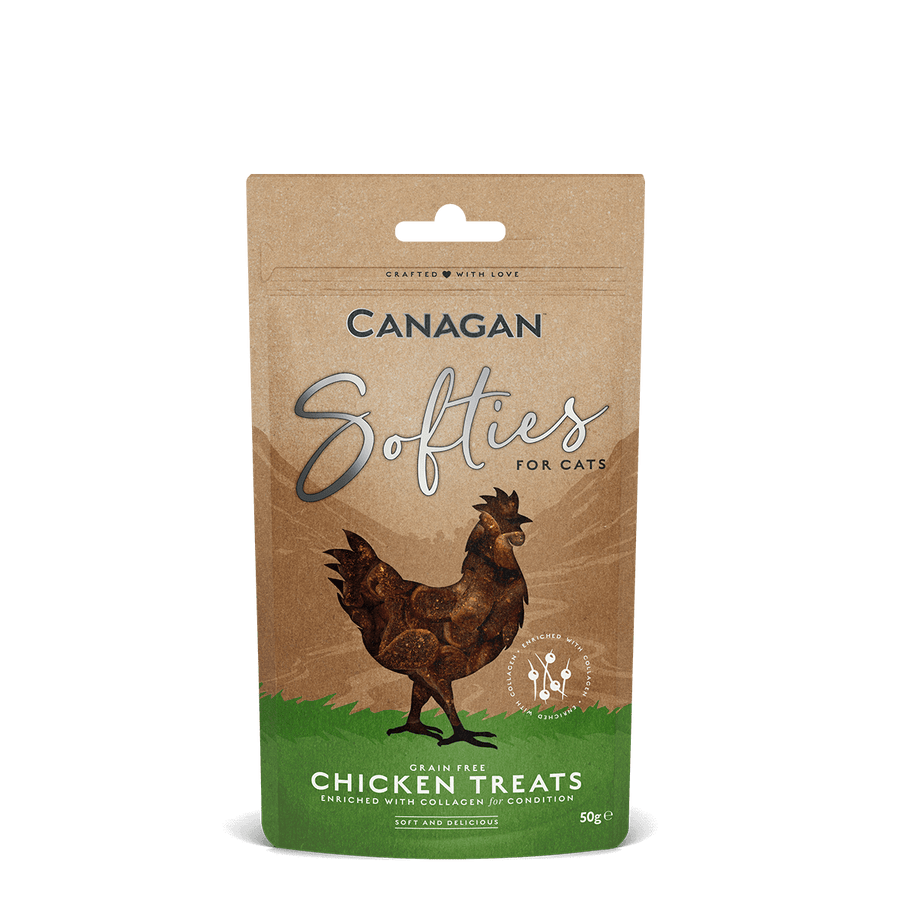 Canagan (原之選) 膠原蛋白雞肉粒貓小食 50g