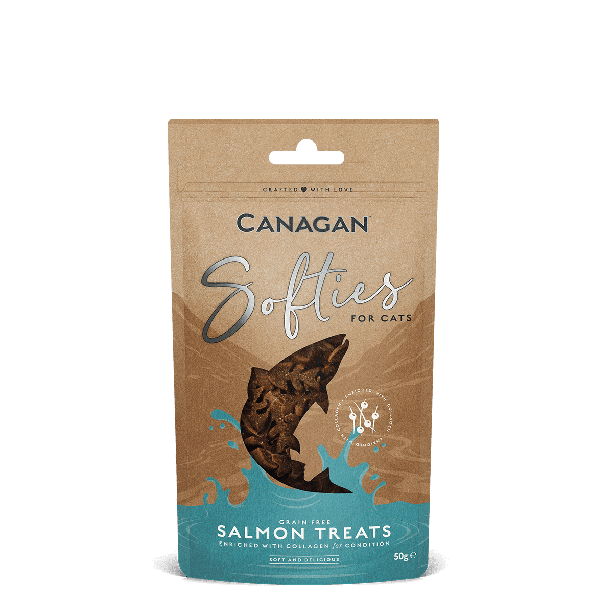 Canagan (原之選) 膠原蛋白三文魚粒貓小食 50g