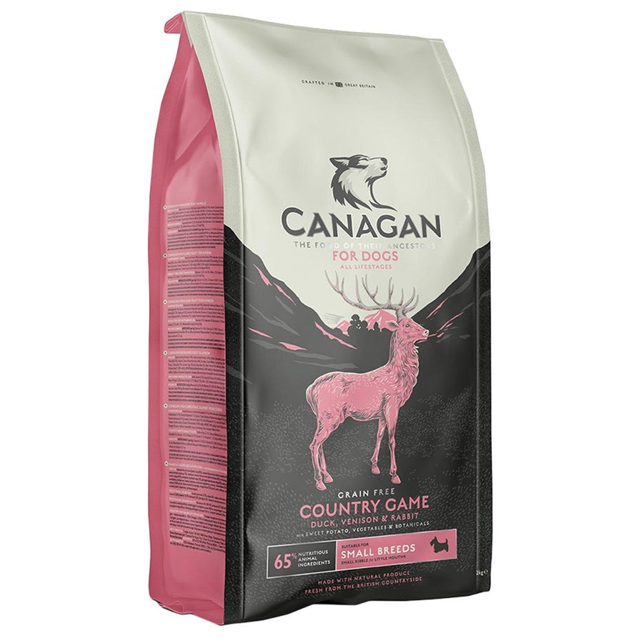 Canagan (原之選) 天然無穀物狗乾糧 - 田園野味配方 (小型犬用) - 鴨肉, 鹿肉, 兔肉