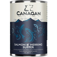 Canagan (原之選) 天然無穀物狗罐頭 - 三文魚及鯡魚配方 400g