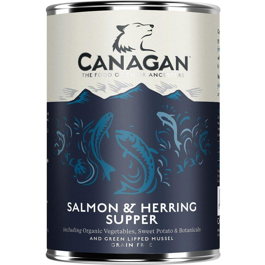 Canagan (原之選) 天然無穀物狗罐頭 - 三文魚及鯡魚配方 400g
