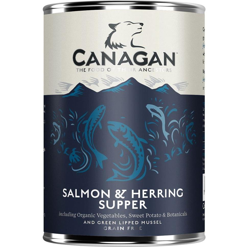 Canagan (原之選) 天然無穀物狗罐頭 - 三文魚及鯡魚配方 400g