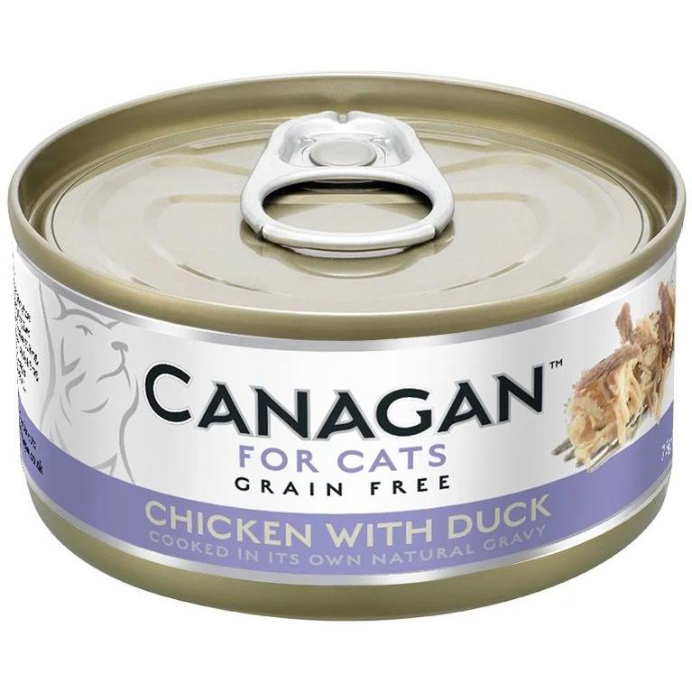 Canagan (原之選) 天然無穀物貓糧罐頭 - 雞肉伴鴨肉 (75g)