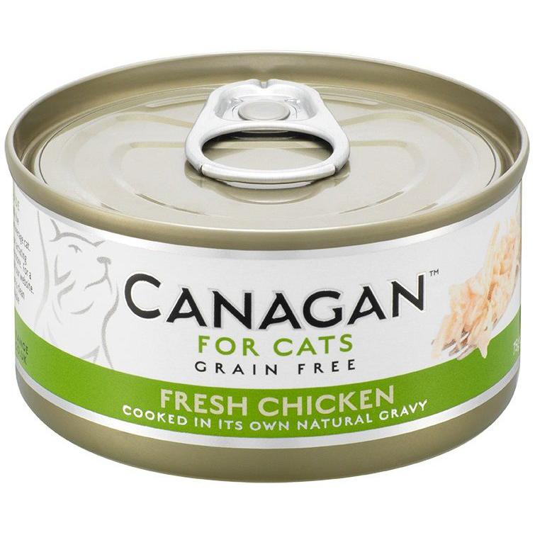 Canagan (原之選) 天然無穀物貓糧罐頭 - 雞肉 (75g)