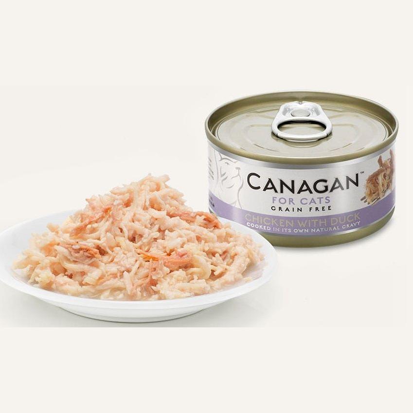 Canagan (原之選) 天然無穀物貓糧罐頭 - 雞肉伴鴨肉 (75g)
