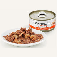 Canagan (原之選) 天然無穀物貓糧罐頭 - 吞拿魚伴大蝦 (75 g)