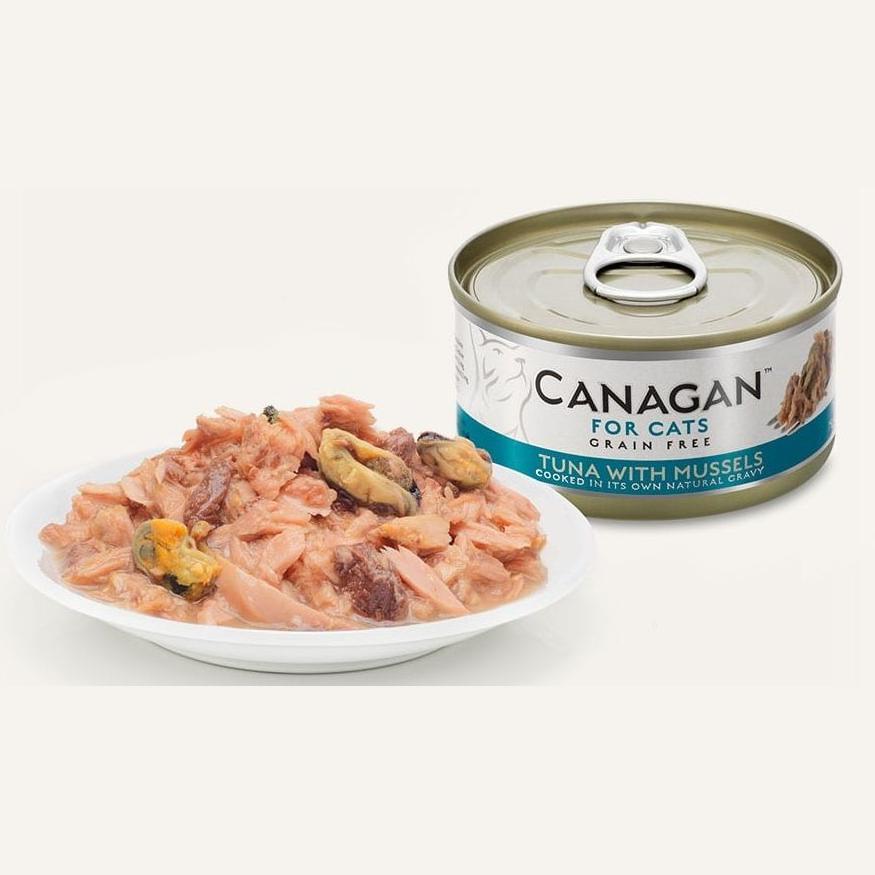 Canagan (原之選) 天然無穀物貓糧罐頭 - 吞拿魚伴青口