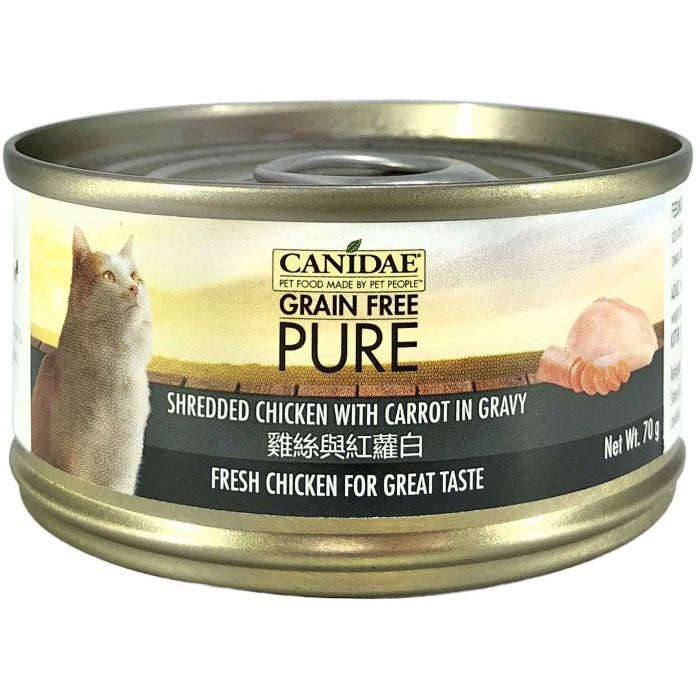 Canidae 咖比貓罐頭 - 雞絲與紅蘿蔔 70g