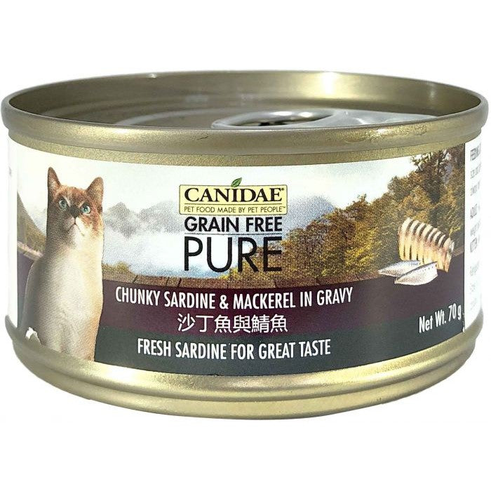 Canidae 咖比貓罐頭 - 沙丁魚與鯖魚 70g