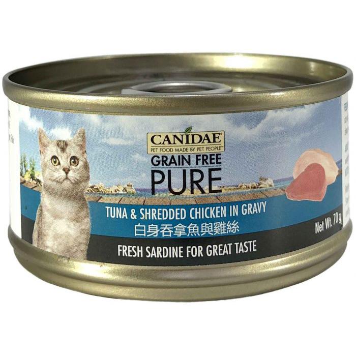Canidae 咖比貓罐頭 - 白身吞拿魚與雞絲 70g
