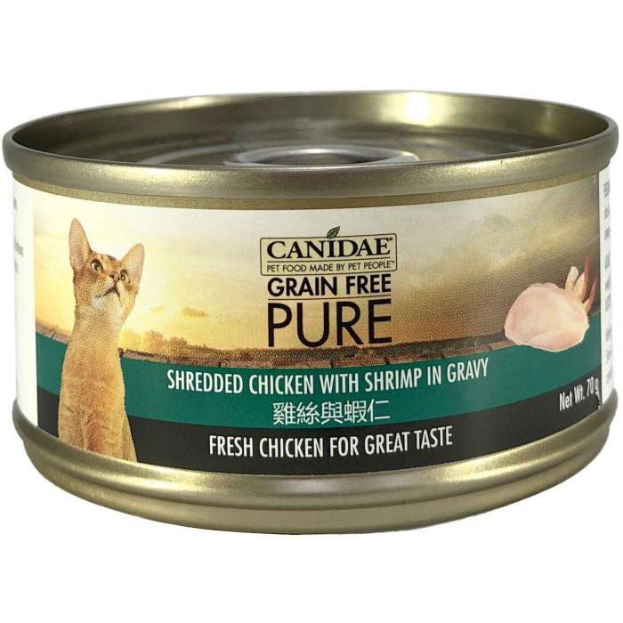 Canidae 咖比貓罐頭 - 雞絲與蝦仁 70g