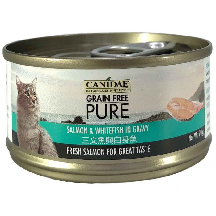 Canidae 咖比貓罐頭 - 三文魚與白身魚 70g