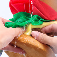 Woof_芝士漢堡藏食寵物毛絨玩具