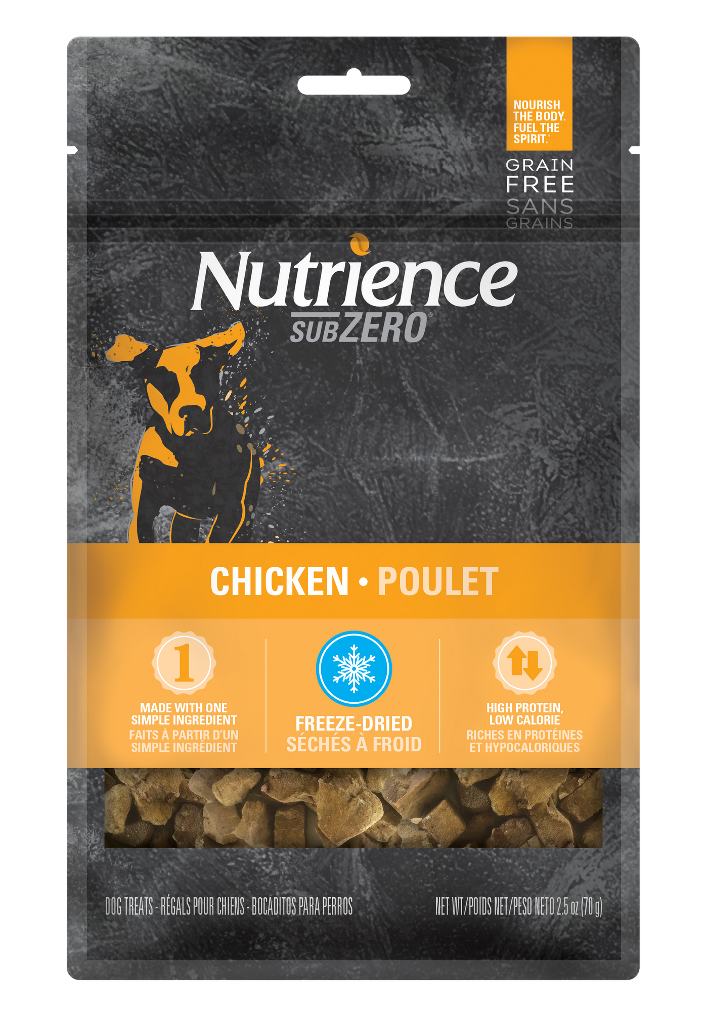 Nutrience_Sub_Zero_凍乾脫水雞肉小食70g _全犬用