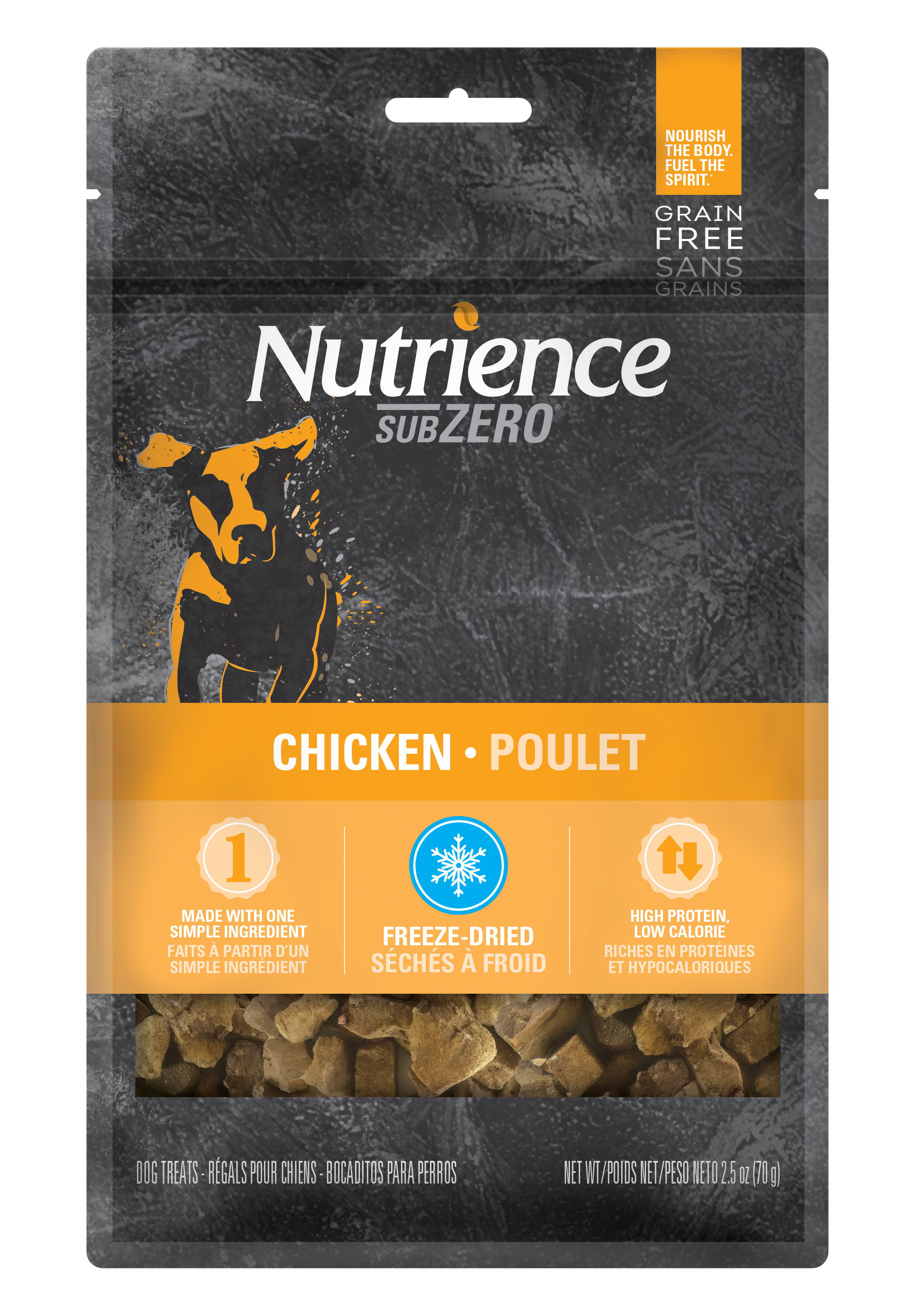 Nutrience_Sub_Zero_凍乾脫水雞肉小食70g _全犬用