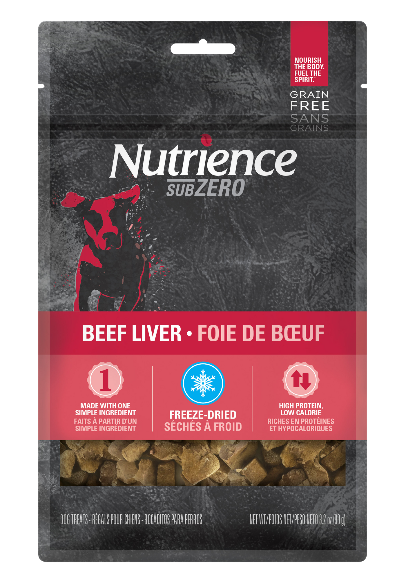 Nutrience_Sub_Zero_凍乾脫水牛肝小食90g_全犬用