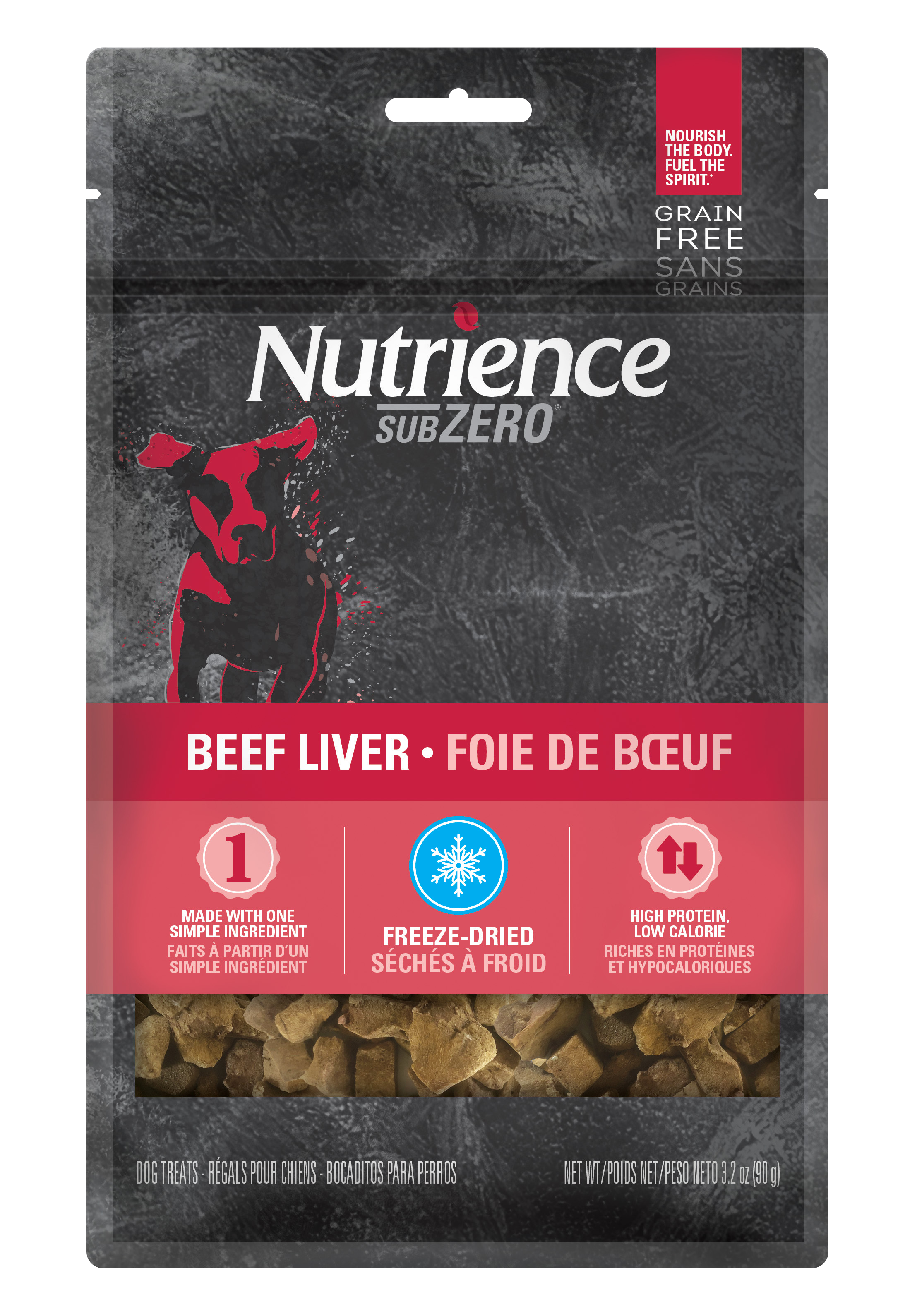 Nutrience_Sub_Zero_凍乾脫水牛肝小食90g_全犬用