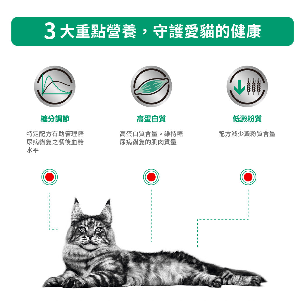 Royal Canin - VHN Cat Diabetic 成貓糖尿病處方糧1.5kg