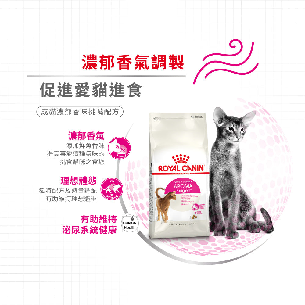 Royal Canin 法國皇家貓乾糧 - 成貓濃郁香味挑嘴配方 Aroma Exigent