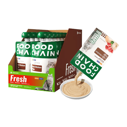 Food_Chain_全營養貓用生骨肉主食醬包_80g吞拿魚_雞肉