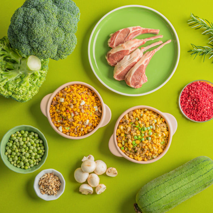 小犬威利_MEAL均衡主食系列_無穀青豆蕈菇羊肉熟食凍乾_200克