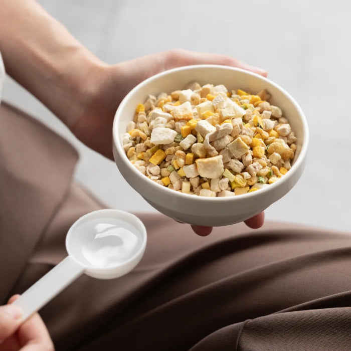 小犬威利_MEAL均衡主食系列_無麩南瓜鮮蔬雞肉熟食凍乾_200克