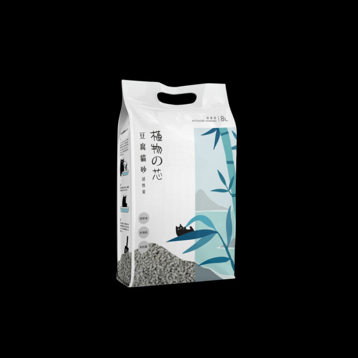 植物之芯_豆腐貓砂(活性炭)_8L