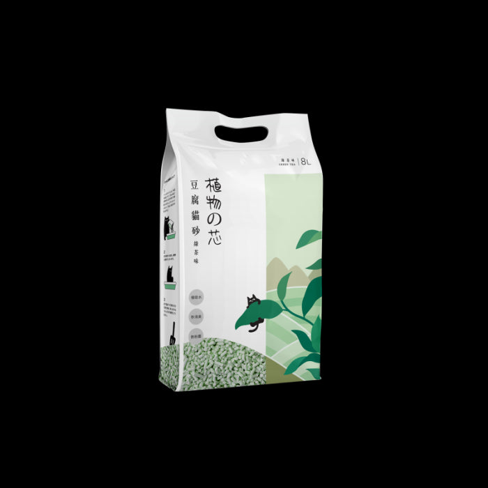 植物之芯_豆腐貓砂(綠茶)_8L
