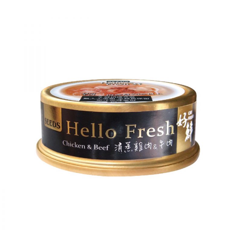 台灣_SEEDS_Hello_Fresh_好鮮燉湯_清蒸雞⾁+⽜⾁_50g_副食罐