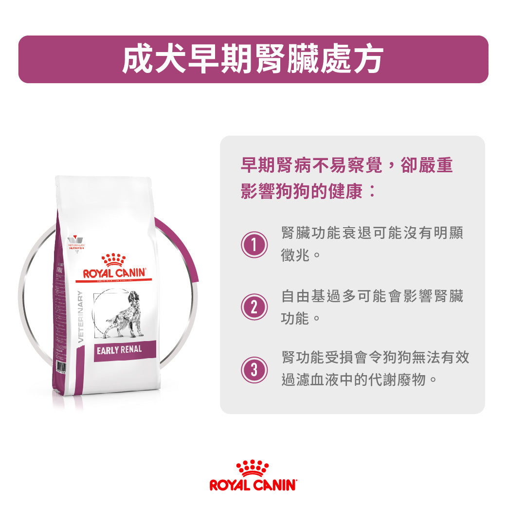 Royal Canin - VHN Dog Early Renal 成犬早期腎臟處方糧