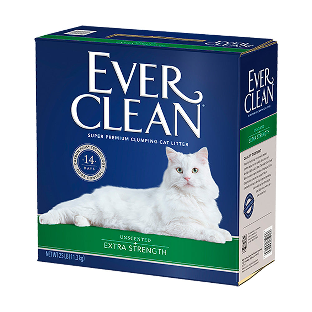 藍鑽_EverClean_綠標經典淨潔貓砂_無香味_25_磅