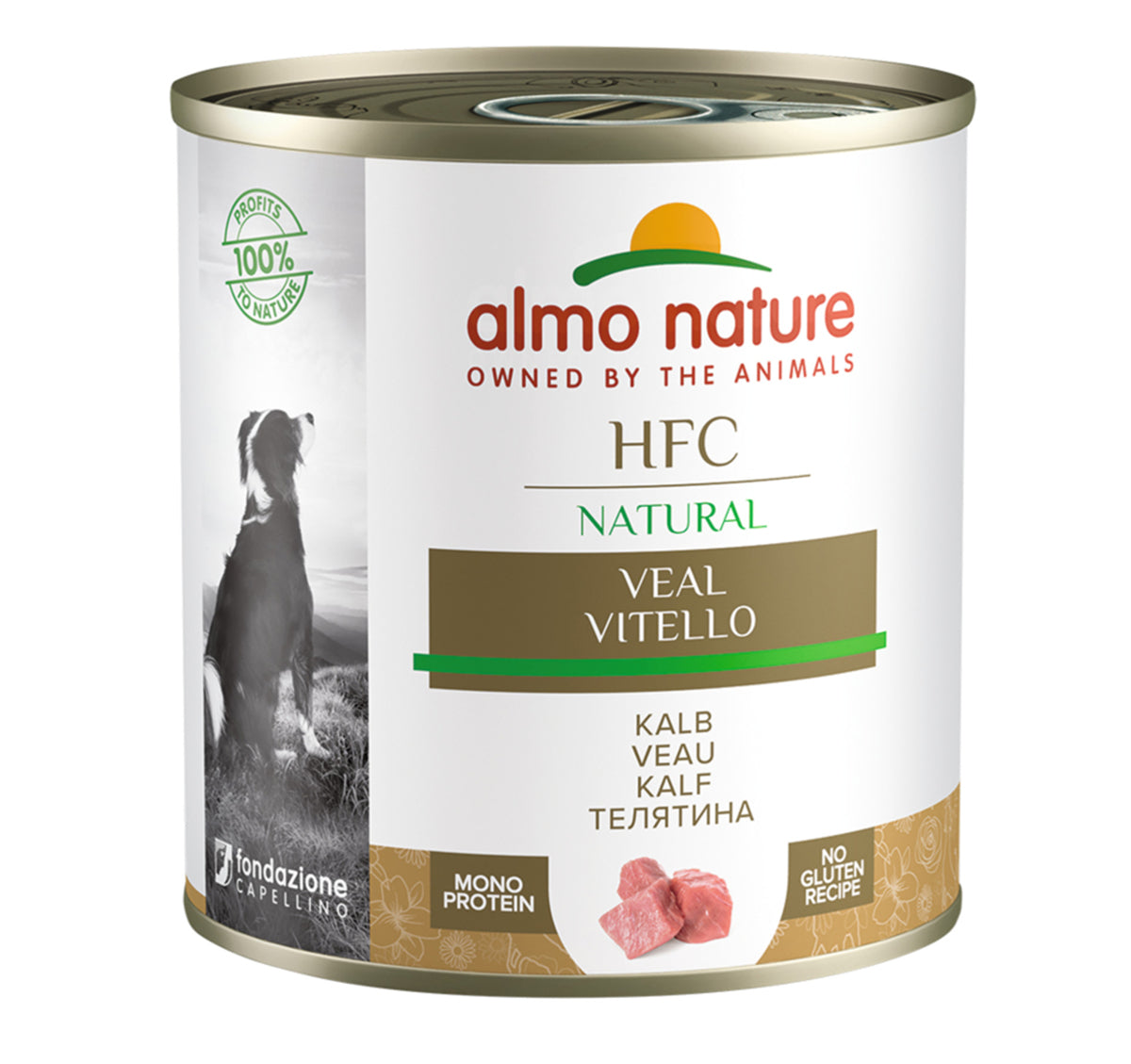 Almo Nature 狗濕糧 - HFC 牛仔肉 290g