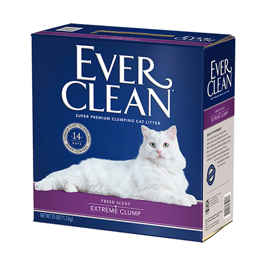 藍鑽_EverClean_紫標經典速凝貓砂_微香味_25磅