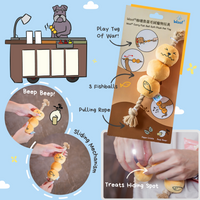 Woof_咖喱魚蛋毛絨拉扯寵物玩具