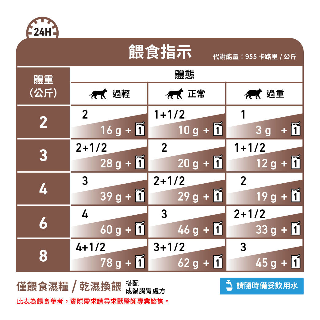 Royal Canin - VHN Cat GastroIntestinal成貓腸胃處方袋裝濕糧（肉汁）85g