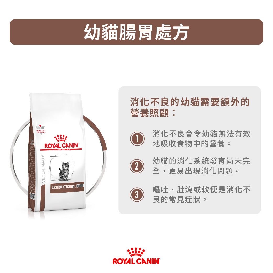 Royal Canin - VHN Cat GastroIntestinal Kitten 幼貓腸胃處方糧