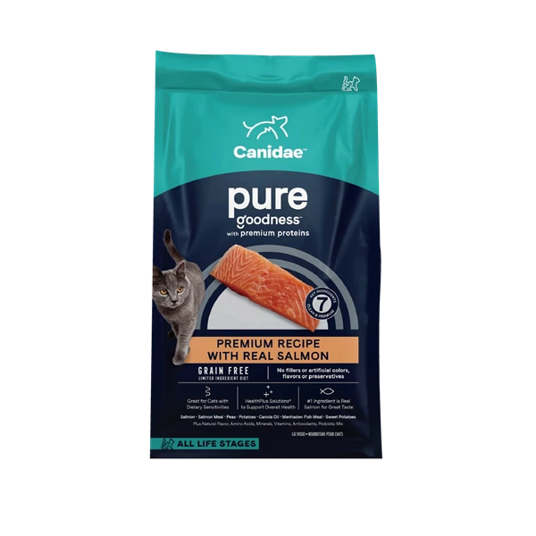 Canidae 美國咖比貓乾糧 - PURE 無穀物 - 三文魚全貓配方 / Dry Cat Food with Salmon