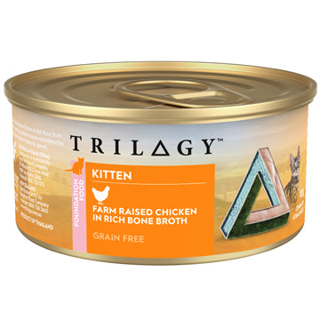 TRILOGY 貓主食罐頭 - 幼貓雞絲高湯罐頭 85g
