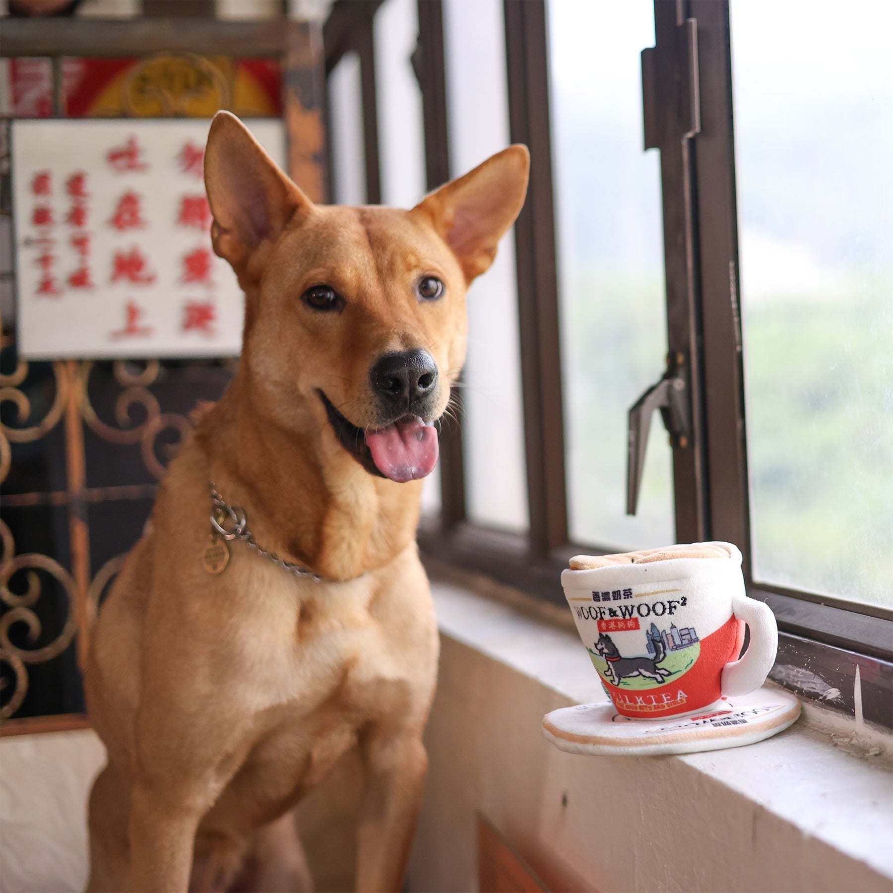 Woof_港式奶茶二合一藏食寵物玩具