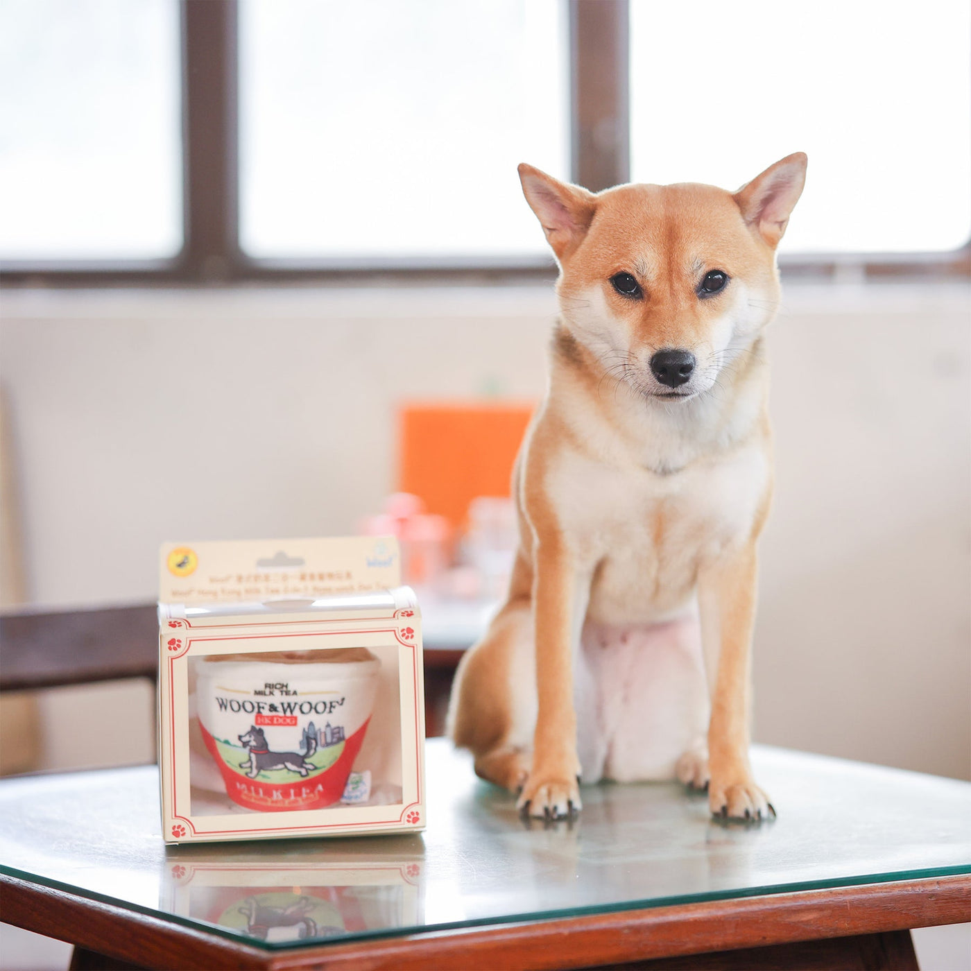 Woof_港式奶茶二合一藏食寵物玩具