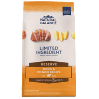 NATURAL BALANCE - 單一蛋白無穀物成犬狗乾糧 - 鴨肉、馬鈴薯