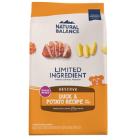 NATURAL BALANCE - 單一蛋白無穀物成犬狗乾糧 - 鴨肉、馬鈴薯（小型犬）