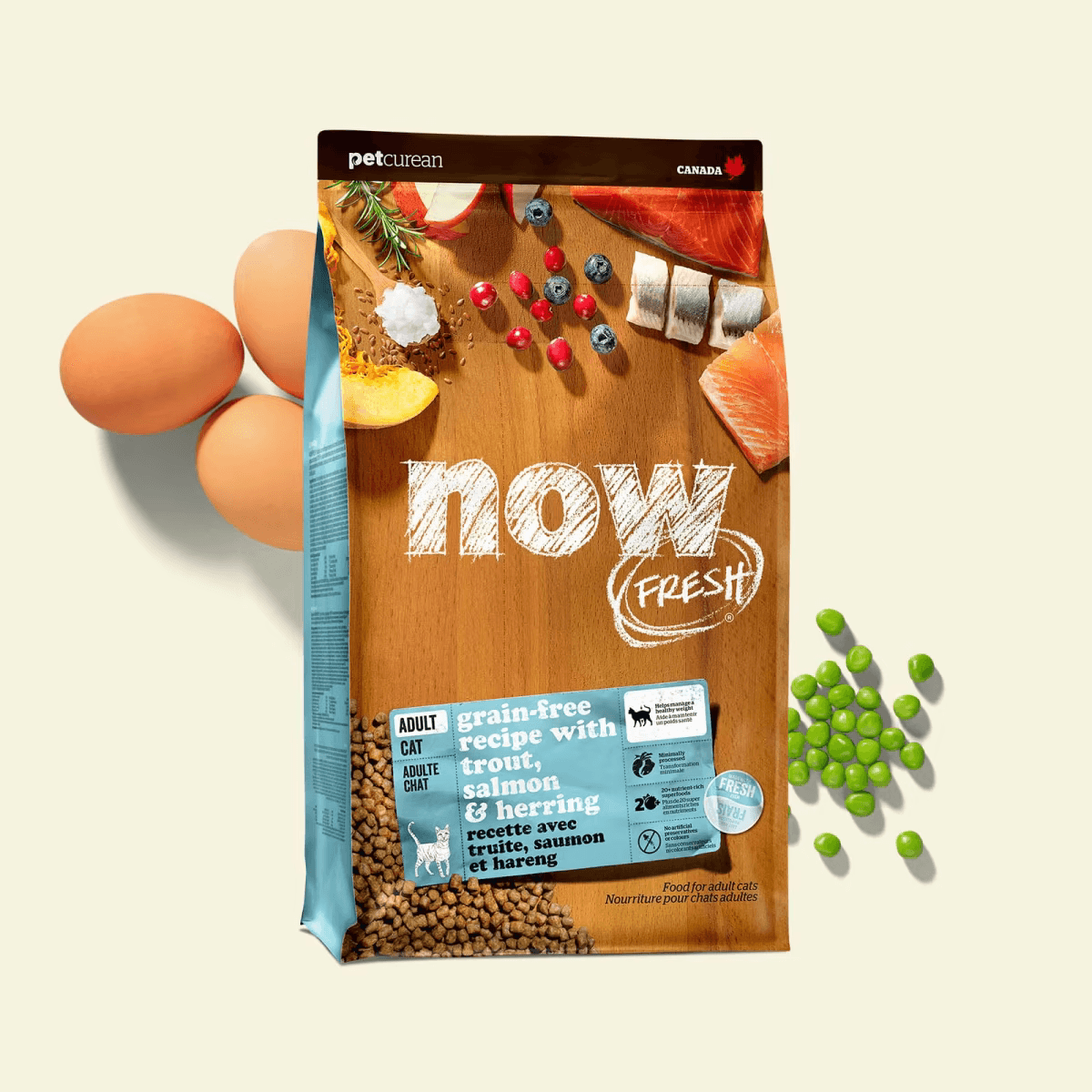 NOW FRESH 成貓配方(鱒魚, 三文魚及鯡魚) ADULT CAT FISH